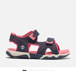 Timberland Kids Navy and Pink Sandals
